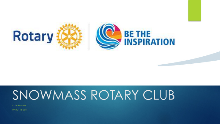 snowmass rotary club