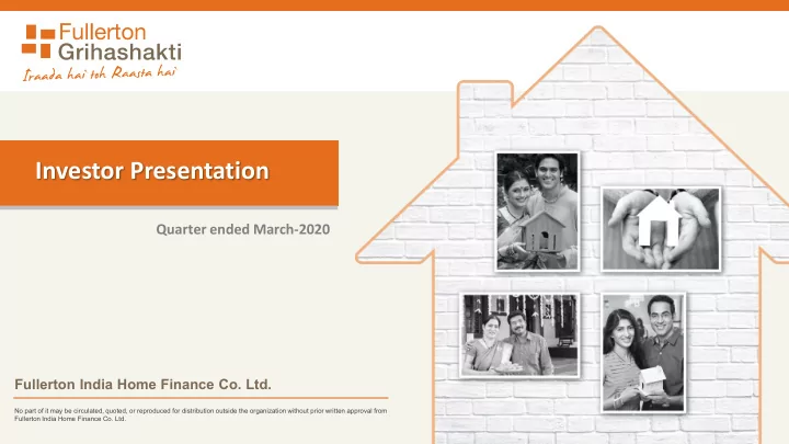 investor presentation