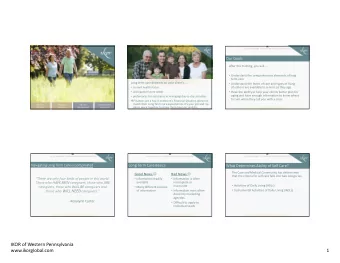 IKOR of Western Pennsylvania  www.ikorglobal.com  1  LIFE CARE MANAGEMENT FOR SENIORS AND