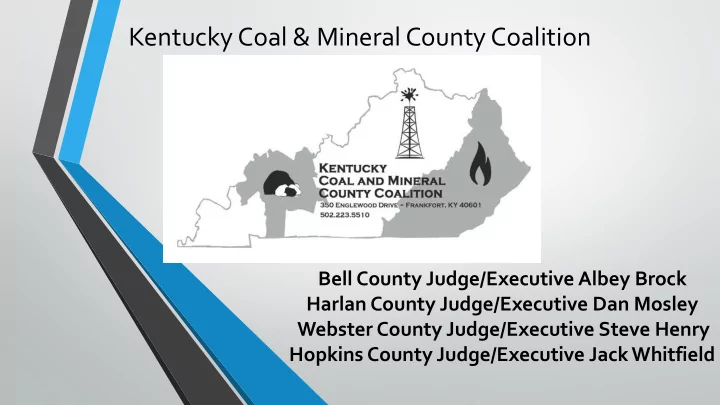 kentucky coal mineral county coalition