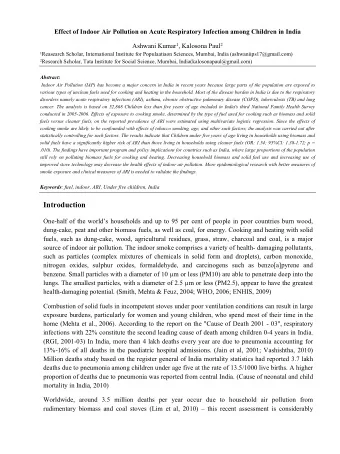 Introduction  One-half of the worlds households and up to 95 per cent of people in poor