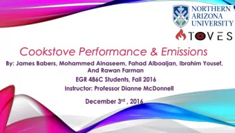 Cookstove Performance &amp; Emissions  2  BACKGROUND  [1]  3  TWO STOVES  Three stones stove[2]