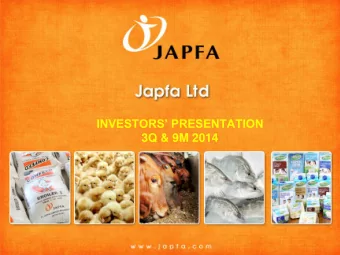 1H 2014 Summary  Table of Contents  Company Overview  Financial Highlights  Segmental Review