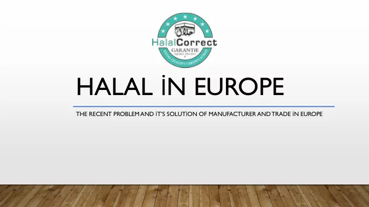 halal n europe