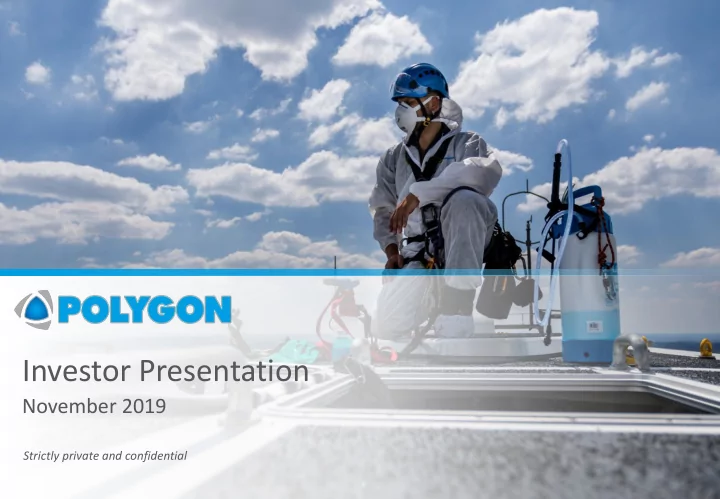 investor presentation