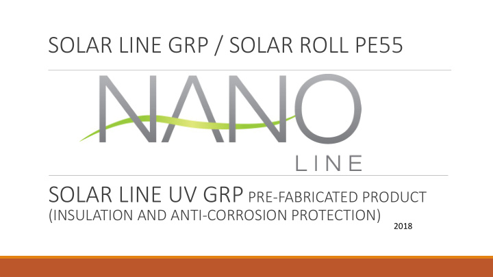solar line grp solar roll pe55