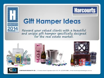 Reward your valued clients with a beautiful  and unique gift hamper specifically designed  for the