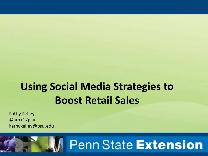 boost retail sales