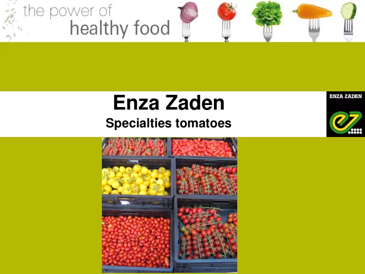 enza zaden