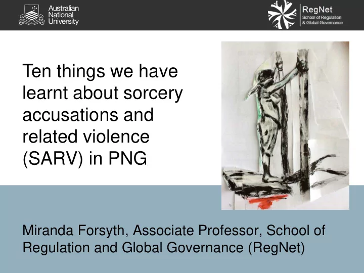 ten things we have learnt about sorcery accusations and