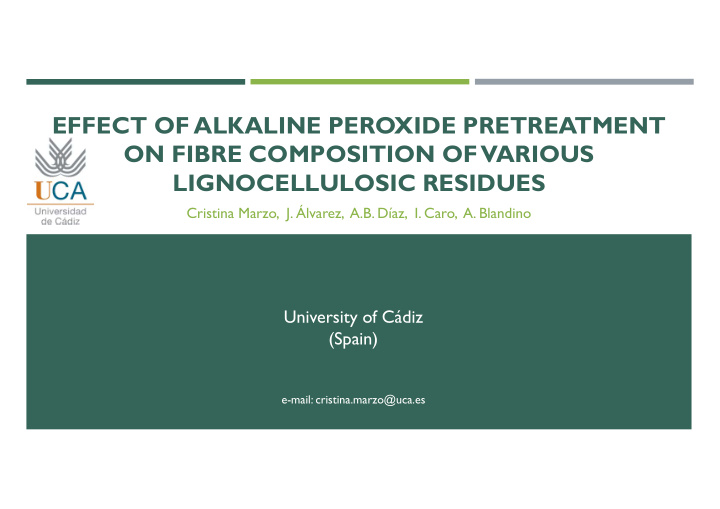 effect of alkaline peroxide pretreatment on fibre
