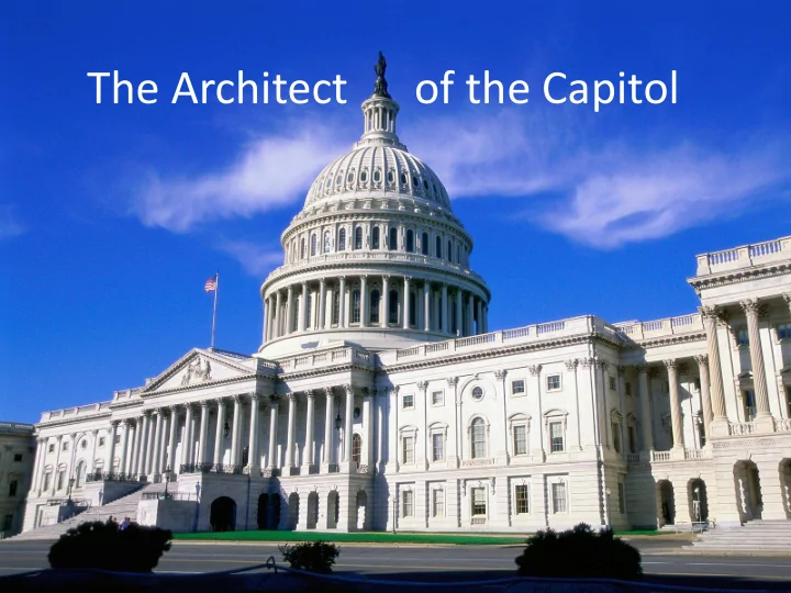 the architect of the capitol what is the aoc