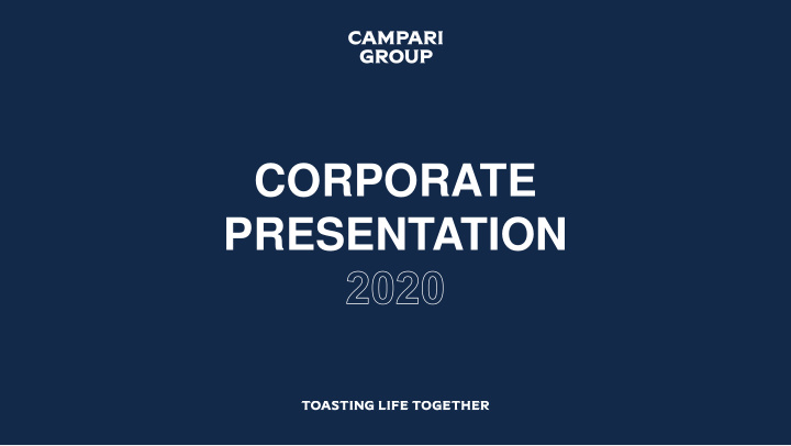 corporate presentation campari group s history