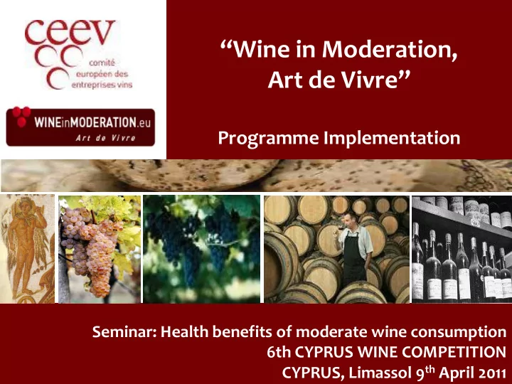 wine in moderation art de vivre