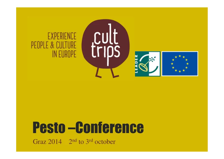 pesto conference