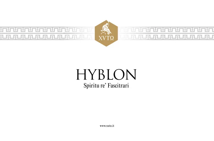 xuto it spiritu re fascitrari first distillate of