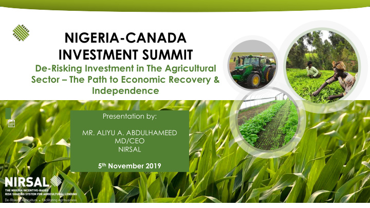 nigeria canada investment summit