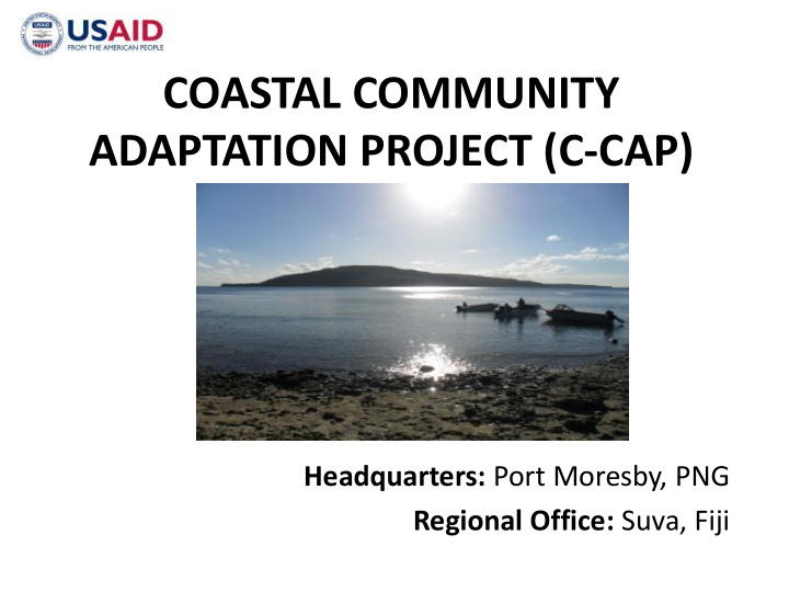 coastal community adaptation project c cap