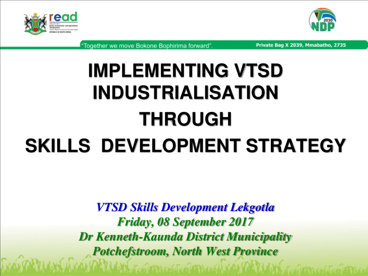 june implementing vtsd industrialisation through skills
