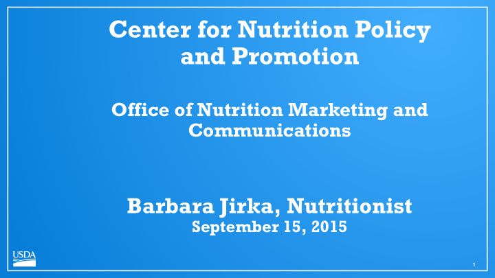 barbara jirka nutritionist september 15 2015 1 2 cnpp