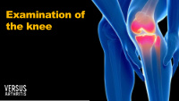examination of the knee meet the speakers