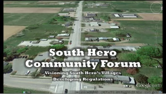 Agenda  Welcome and introductions  Overview of project  Visual preference survey for  new