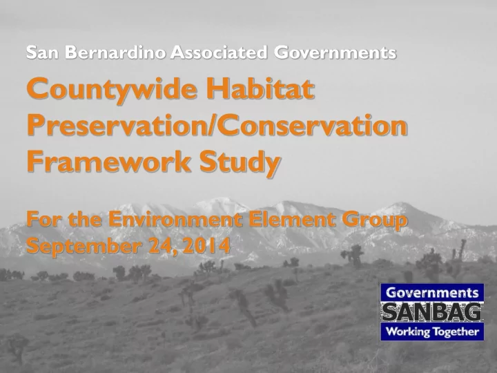 preservation conservation