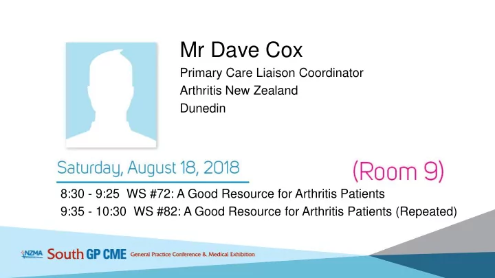 mr dave cox