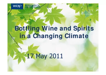 17 May 2011  Welcome from the Chair  Gavin Partington, WSTA  Agenda   Going Green research