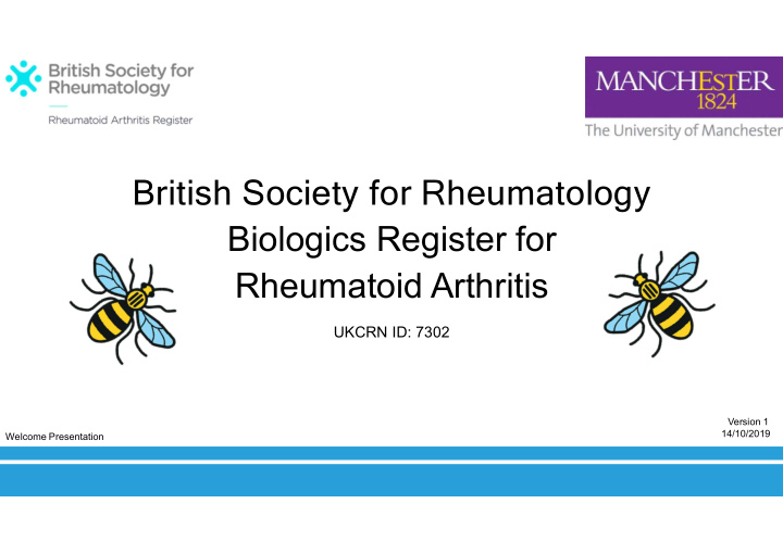 british society for rheumatology biologics register for