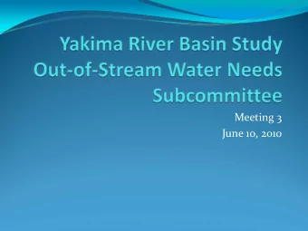 Meeting 3 June 10, 2010  Disclaimer  Results discussed today are working drafts for Committee