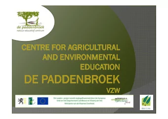 To bridge the gap between sustainable agriculture (fruit)  and the impact on scenery and