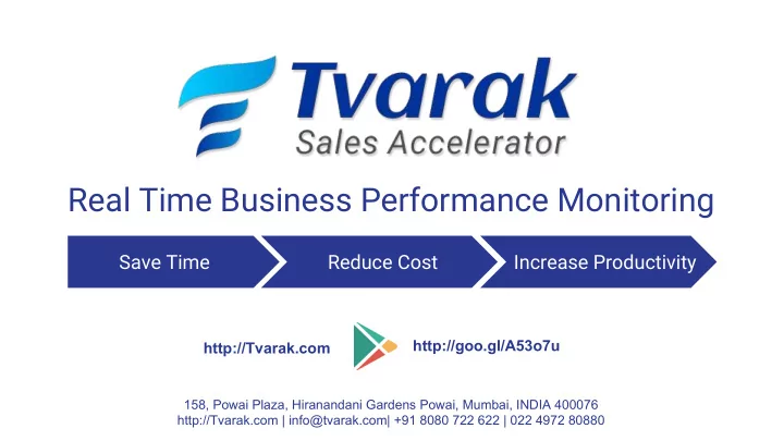 real time business performance monitoring