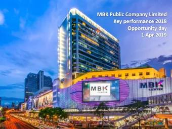 Opportunity day  1 Apr 2019