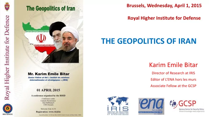 the geopolitics of iran