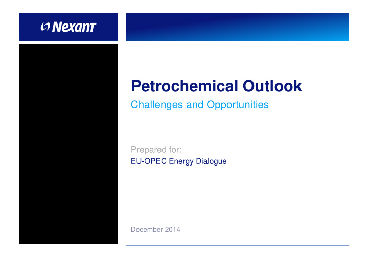 petrochemical outlook