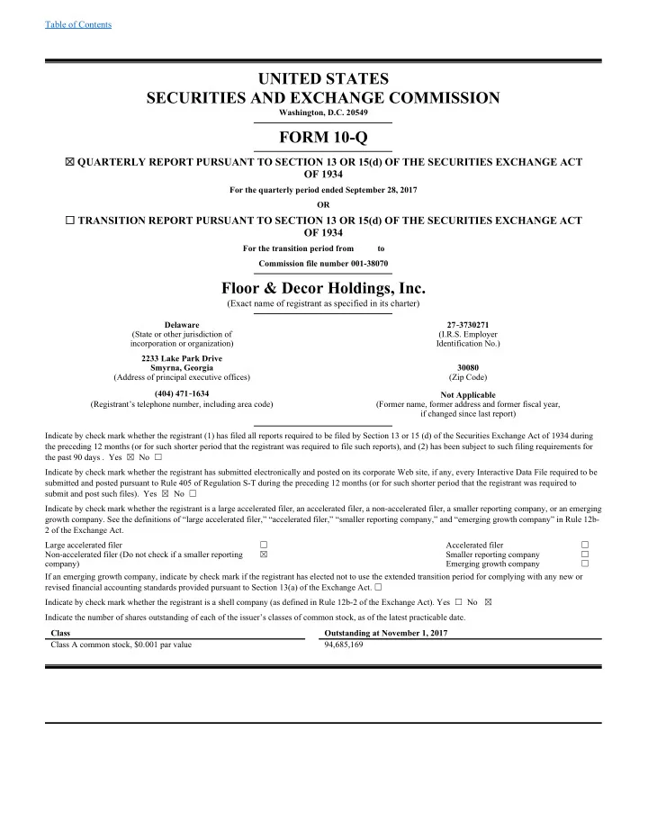 united states securities and exchange commission