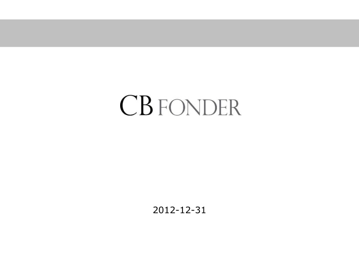 2012 12 31 cb funds team carl bernadotte founded cb asset
