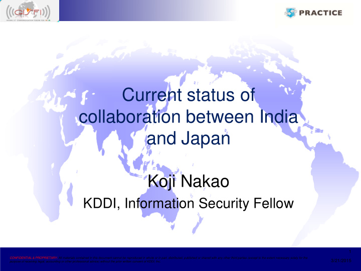current status of collaboration between india and japan