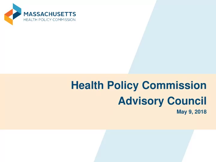 health policy commission advisory council