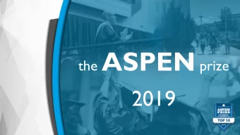 recognizing  institutions that achieve exceptional  student outcomes REMEMBER when 2017 about