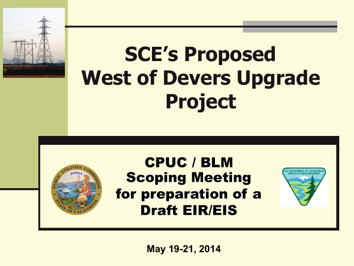 sce s proposed west of devers upgrade project