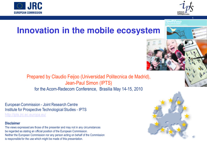 innovation in the mobile ecosystem