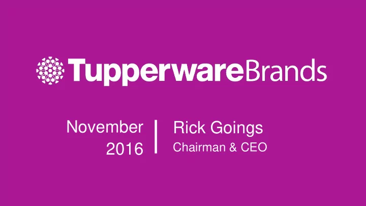 november rick goings 2016