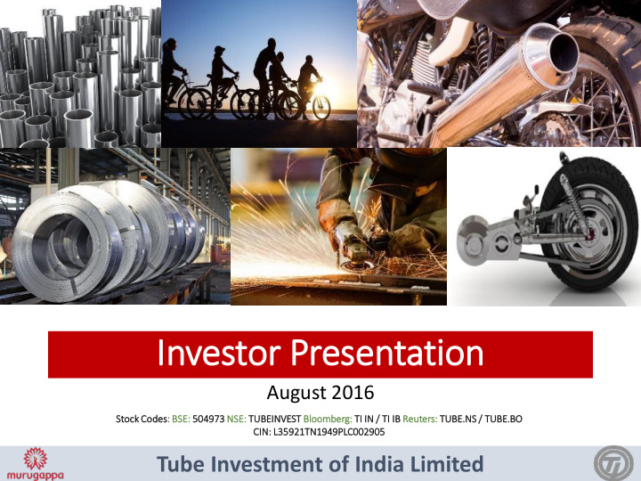 in investor presentation