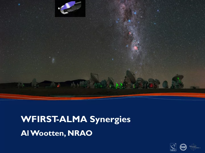 wfirst alma synergies
