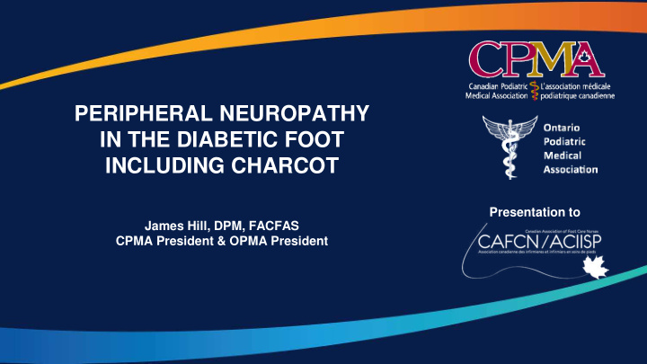 peripheral neuropathy in the diabetic foot including