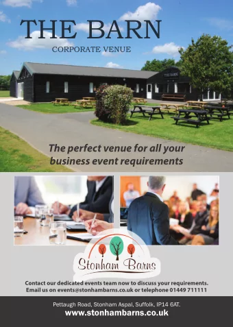 THE BARN  CORPORATE VENUE  The perfect venue for all your business event requirements  Contact our