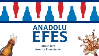March 2019  Investor Presentation  2  Ownership Structure  100%  50.3%  BEER OPERATIONS  SOFT DRINK