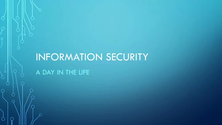 information security